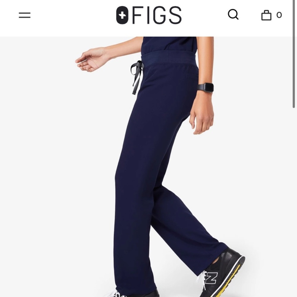 FIGS Livingston Basic Scrub Pants- W Small TALL